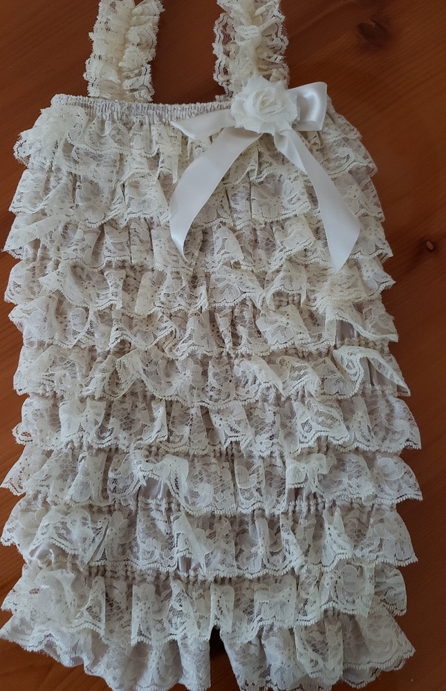 Baby/Toddler 12 month beautiful lace romper